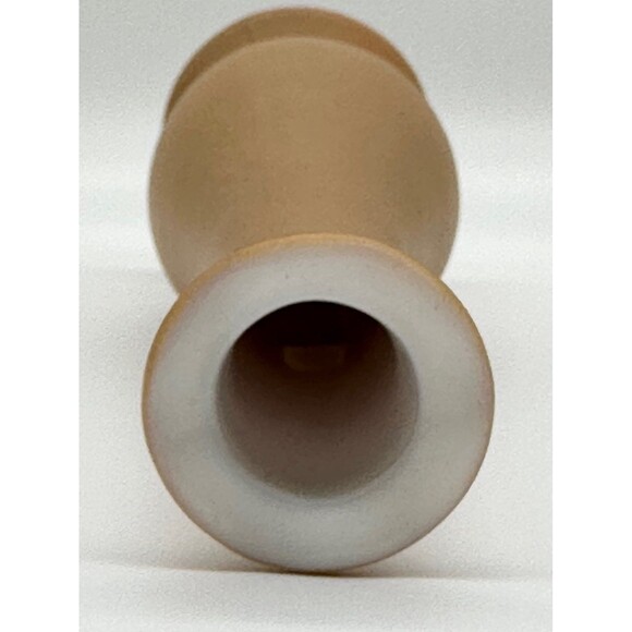 Tan Beige Matte Milk Glass Bud Vase - Picture 5 of 8
